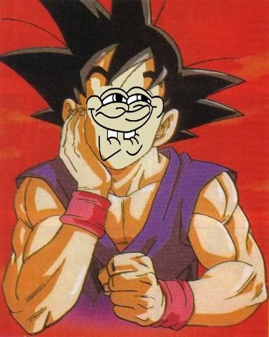 Goku Funny Faces