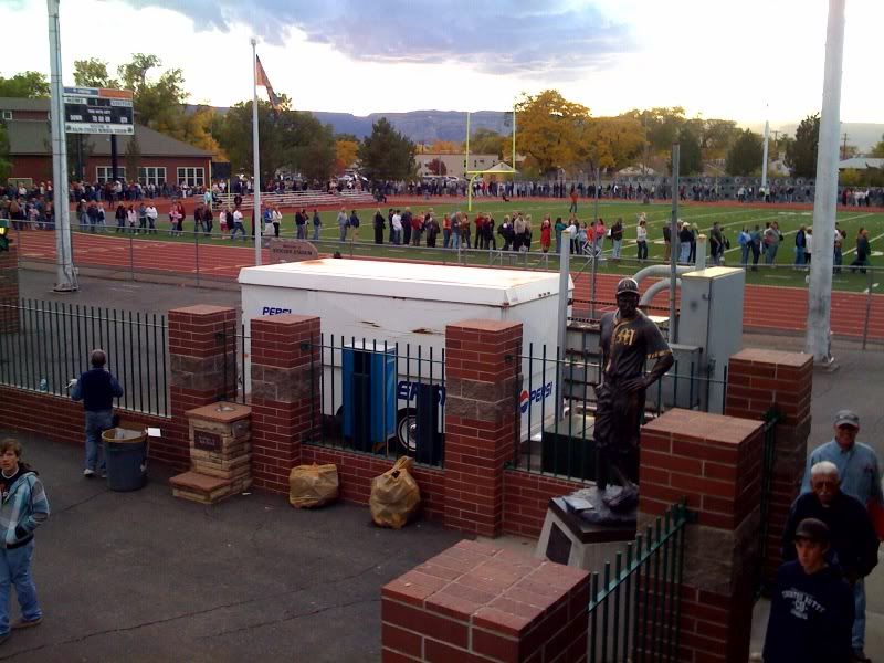 Line to Get In Around Football Field @ 530pm