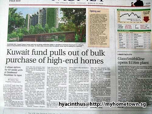 2008H1 Property News Summary - MyHomeTown.sg - Forum - Forum ...