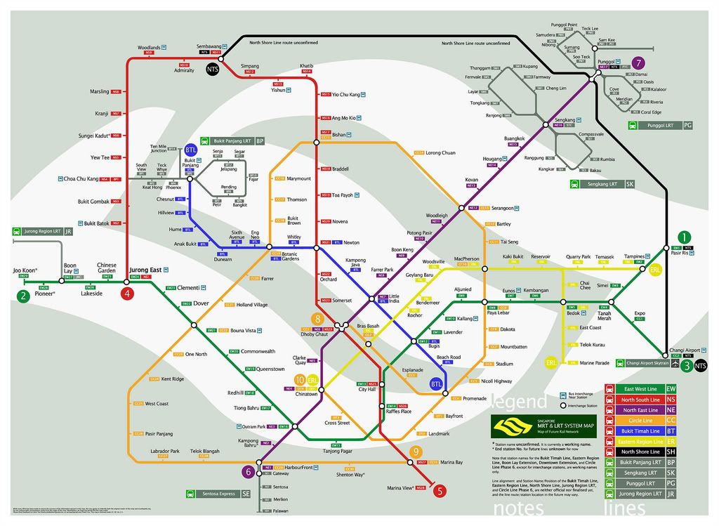  ... has drew the proposed lines on this mrt map based on speculation
