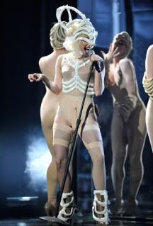 LAdy Gaga performed Bad Romance at the 2009 AMA