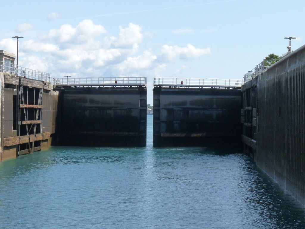 Sault St. Marie Locks tour Michigan 8/21/12 Lake Champlain United