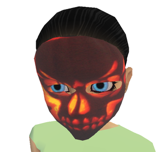 scary jackolantern mask