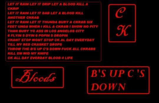 Bloods Poems