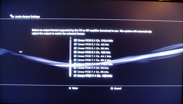 ps3 slim audio output