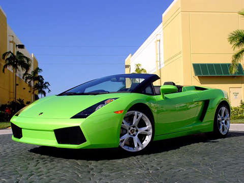 Gallardo Spydergreenlgpng Lamborghini Gallardo Spyder