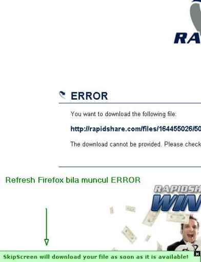 RefreshRapidshare