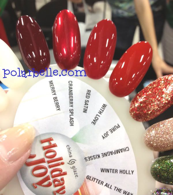 Polarbelle China Glaze Holiday Joy Nail Polish Collection Swatches and