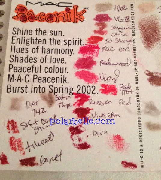 Mac Lipstick Swatches