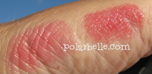 Mac Venus and Fire Sign Lipstick Swatches