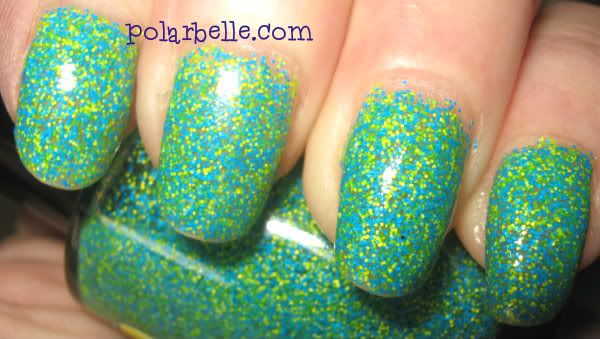 Nail-Venturous Floam Nail Polish Floam is comprised of bright green,