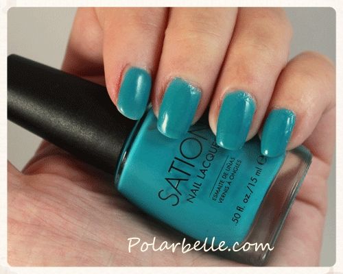 Sation nail polish, Unicorns Are Teal, swatch
