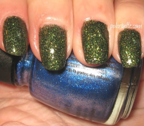 China Glaze, Holiday Joy, Blue Bells Ring nail polish