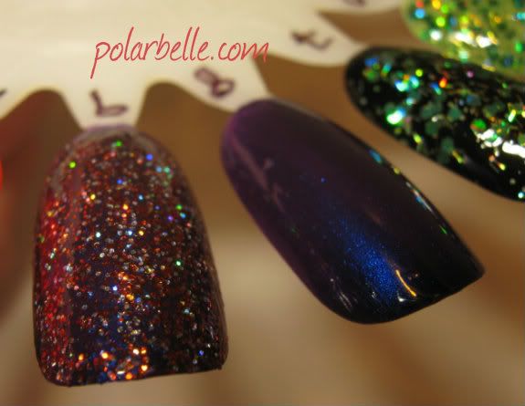 China Glaze nail polish, Wicked, Bizarre Blurple swatch