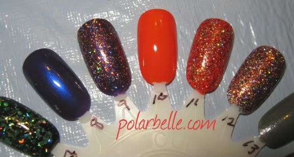 China Glaze, nail polish, glitter, Wicked Collection