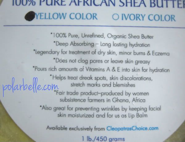 Cleopatra'sChoiceSheaButter
