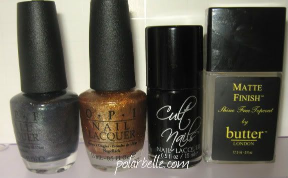 Cult Nails, Nevermore, Opi Skyfall, Nail Art, nail polish