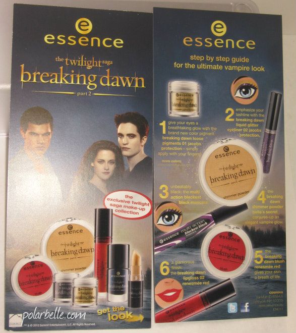 Essence Twilight Breaking Dawn, makeup, nail polish, collection