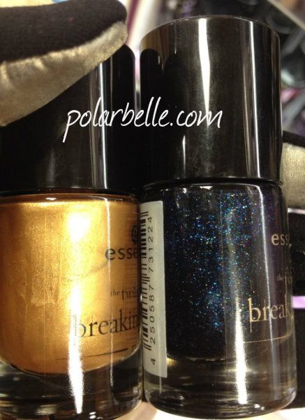 Essence Twilight Breaking Dawn nail polishes