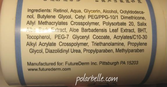 Future Derm Time Release retinol
