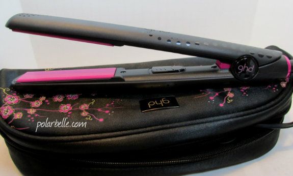 GHD Cherry Blossom Flat Iron and bag