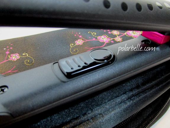 GHD Cherry Blossom Flat Iron switch