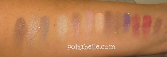 InglotEyeshadowSwatches