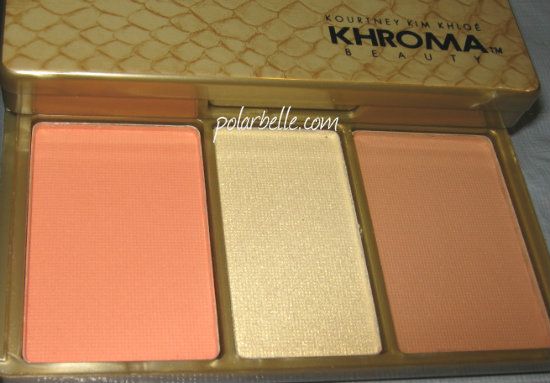 Khroma Beauty Khloe's Kardazzle palette, Kardashian beauty, Face palette, eyeshadow, blush, bronzer, highlighter