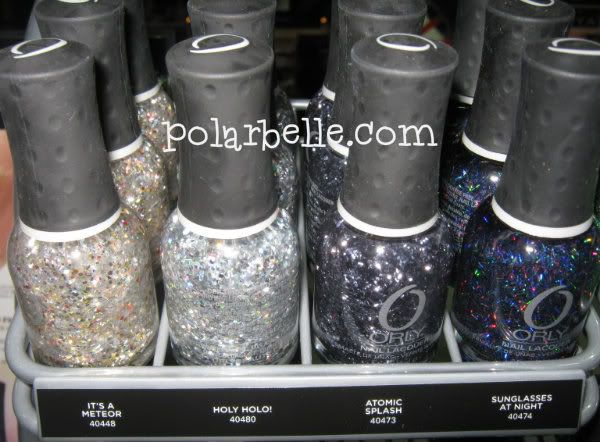 Orly glitter nail polish