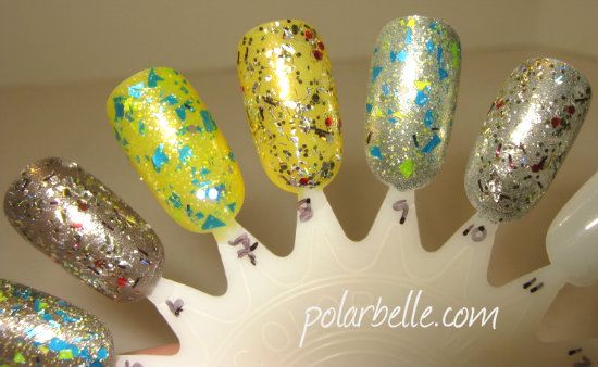 Sation Glitter Nail Polish swatches