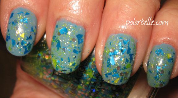 Sation Go Glitter Girl nail polish swatch