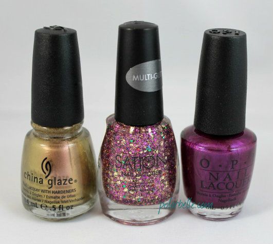 Sation_China_Glaze_Opi_Mardi_Gras_Manicure, nail art, nail polish