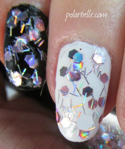 Seche Overlay top Coat lacquer, nail polish, glitter