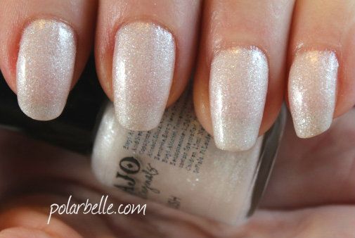 SoFlaJo White Sensation Nail Polish swatch 2