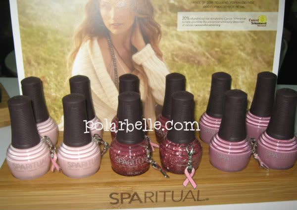 Sparitual Breast Cancer Nail Polish Collection