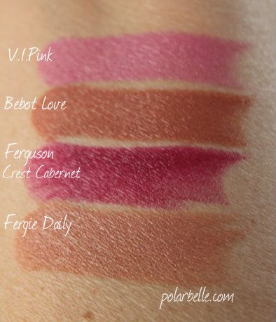 WetNWild Fergie Lipsticks 1