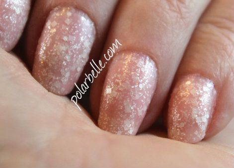 Zoya Sation Lynnderella Pink Snowy Manicure nail polish swatch