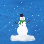 Snowman with Green Scarf Infant & Toddler Shirts