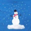 *Sale - Only $9.00!* Hand-painted Snowman with Red Scarf Infant/Toddler Shirt
