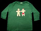 Gingerbread Children Hand-Painted Shirt Size 24 months