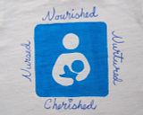 <b>Breastfeeding Advocacy White Infant Lap Tee - YOU PICK SIZE!</b>
