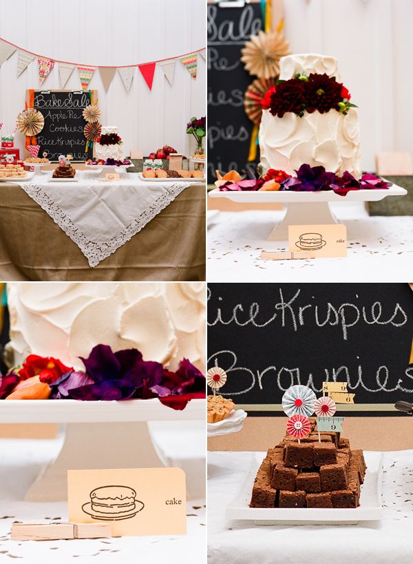 bake sale dessert buffet