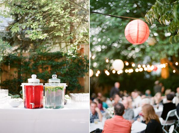 garden party wedding. Real Wedding: Lauren amp; Eric