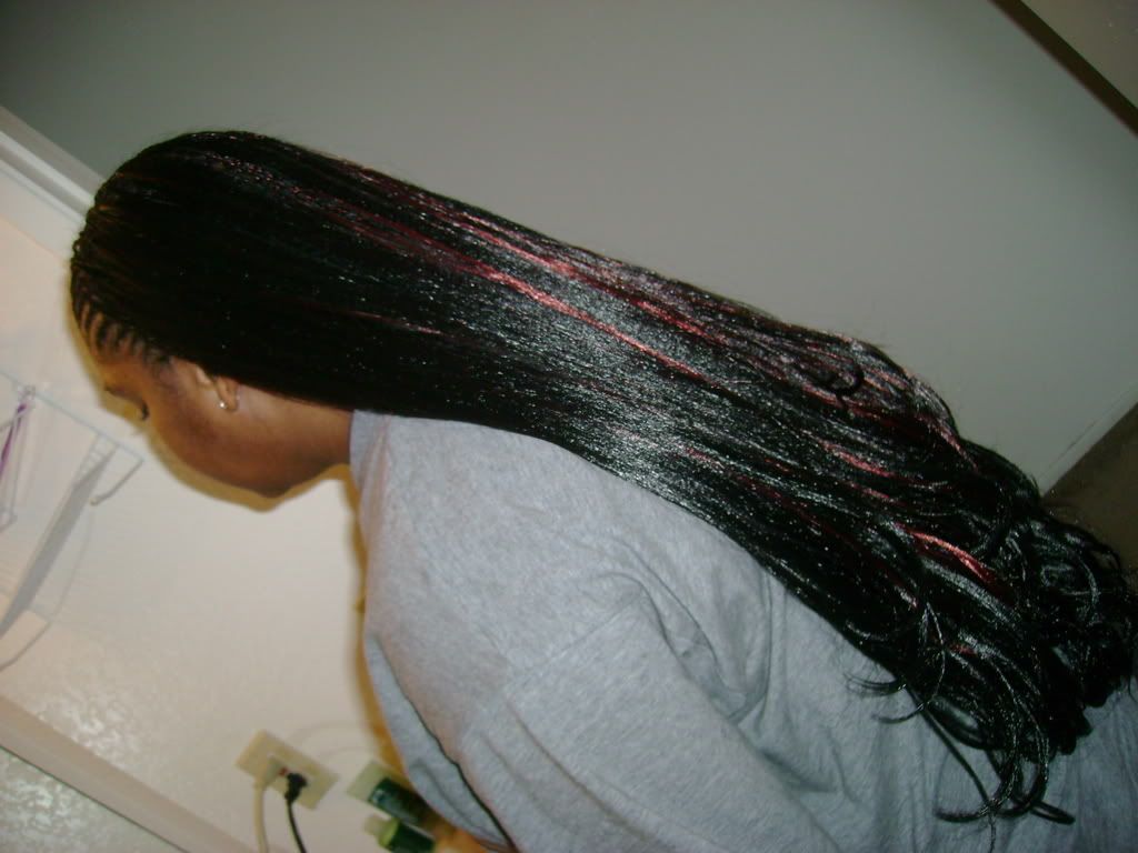 Minirows(front)+tree Braids 22'(back) Photo by hotbraids ...