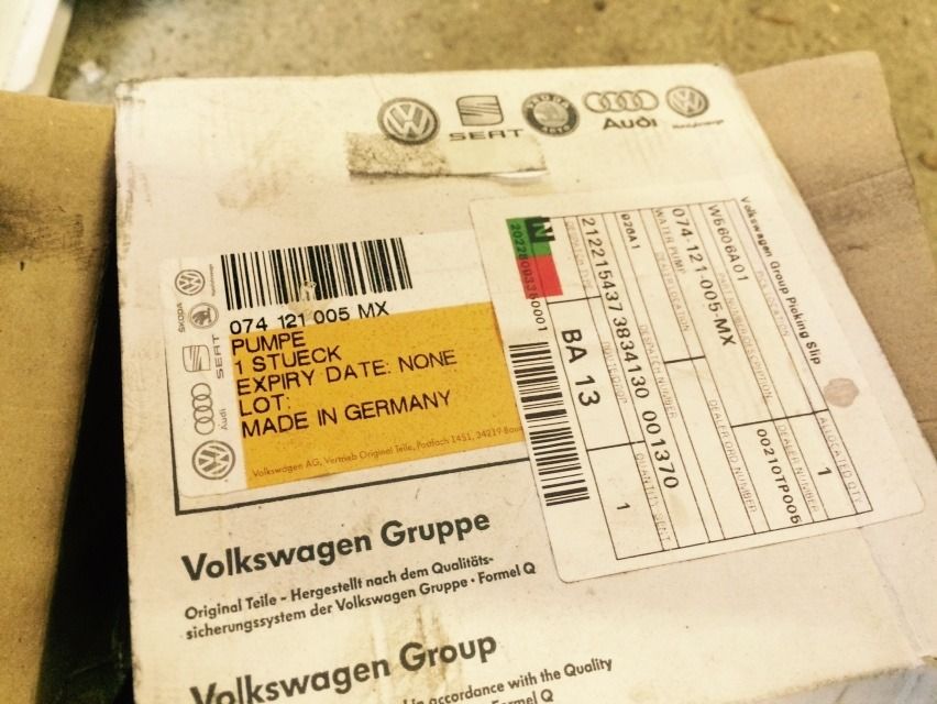 T4 2.5TD cam belt, water pump, fuel and oil filters VW T4 Forum VW