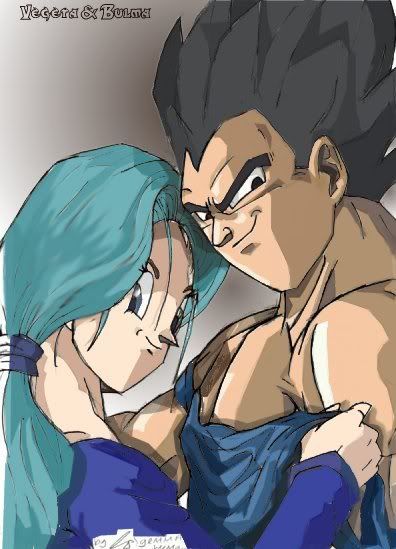 Dragon+ball+z+vegeta+and+bulma+kissing