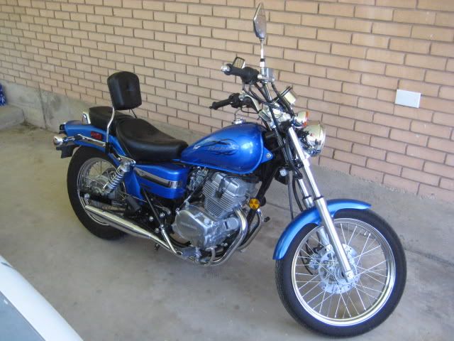 Honda rebel seat backrest #4