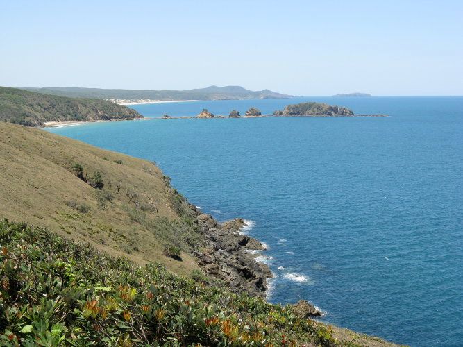Five Rocks Headland and Beach The view to the Five Rocks Headland from Stockyard Point.