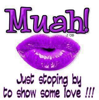 Purple Lip Kisses