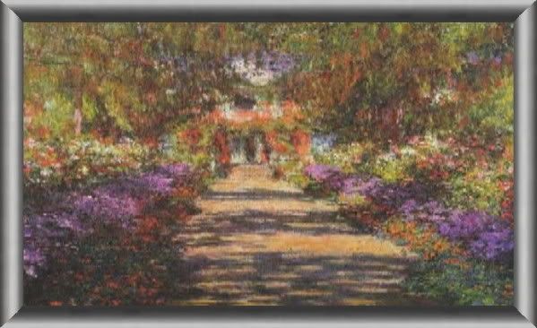 (RS)Une Allée du jardin de Monet, by Giverny